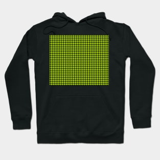 Black and Yellow Houndstooth Hoodie